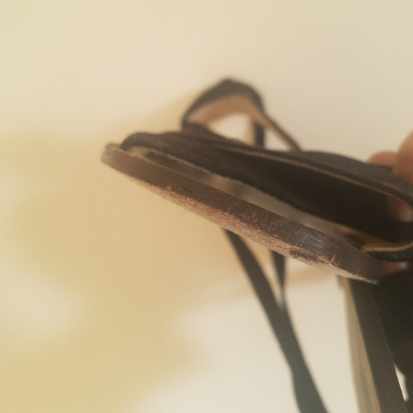 J. Crew Suede Ankle Wrap Sandals (9) - Picture 5 of 7